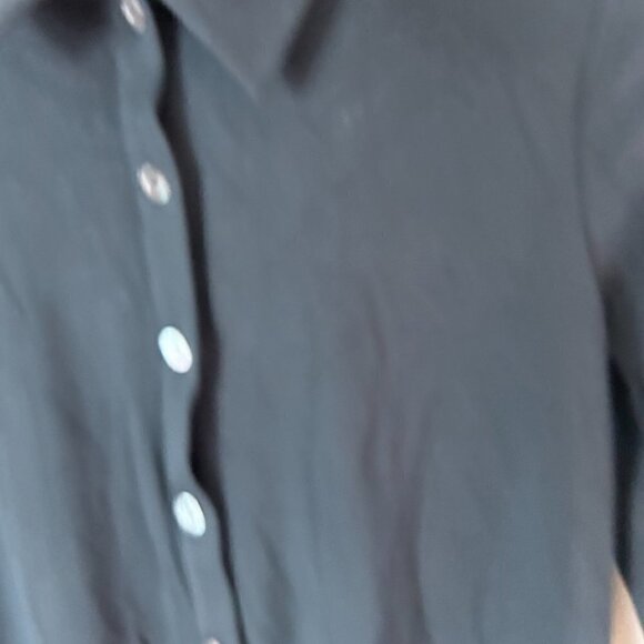 Aritzia Wilfed Cove Long Sleeve Mini Dress Black M - Picture 4 of 7